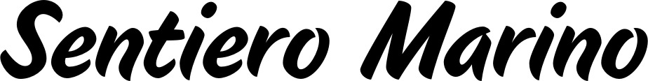 Vorschau des Bootsnamens "Sentiero Marino" als Schriftzug für "Bootsbeschriftung Klassisch 19"