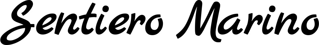 Vorschau des Bootsnamens "Sentiero Marino" als Schriftzug für "Bootsbeschriftung Klassisch 77"