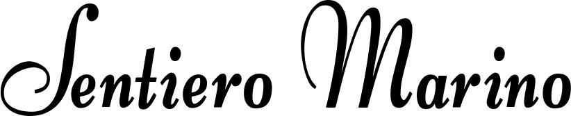 Vorschau des Bootsnamens "Sentiero Marino" als Schriftzug für "Bootsbeschriftung Klassisch 76"