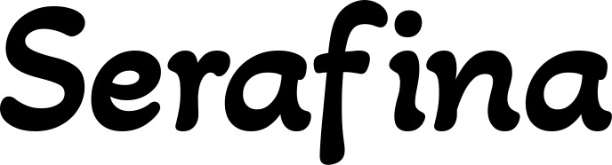 Vorschau des Bootsnamens "Serafina" als Schriftzug für "Style Klassisch 103"