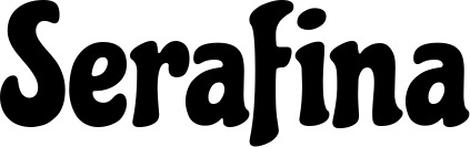 Vorschau des Bootsnamens "Serafina" als Schriftzug für "Bootsbeschriftung Klassisch 53"