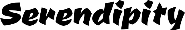Vorschau des Bootsnamens "Serendipity" als Schriftzug für "Bootsbeschriftung Neu 39"