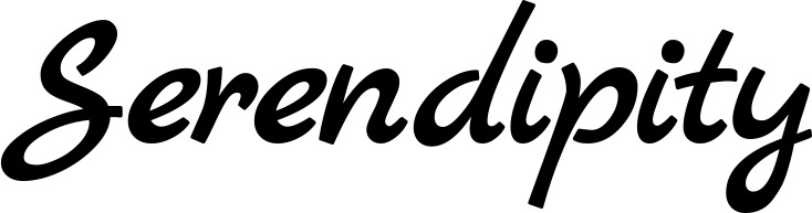 Vorschau des Bootsnamens "Serendipity" als Schriftzug für "Bootsbeschriftung Klassisch 45"