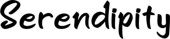 Vorschau des Bootsnamens "Serendipity" als Schriftzug für "Bootsbeschriftung Klassisch 95"