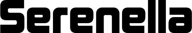 Vorschau des Bootsnamens "Serenella" als Schriftzug für "Bootsbeschriftung Neu 25"