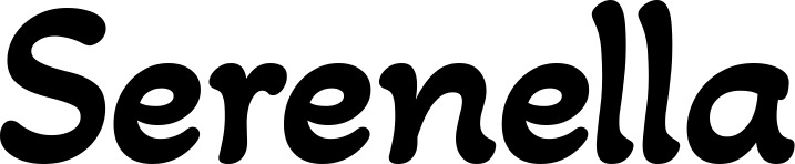 Vorschau des Bootsnamens "Serenella" als Schriftzug für "Bootsbeschriftung Klassisch 103"