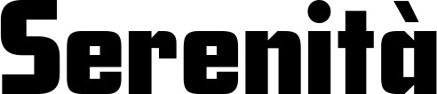Vorschau des Bootsnamens "Serenità" als Schriftzug für "Bootsbeschriftung Neu 11"