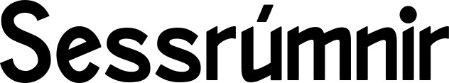 Vorschau des Bootsnamens "Sessrúmnir" als Schriftzug für "Bootsbeschriftung Neu 65"
