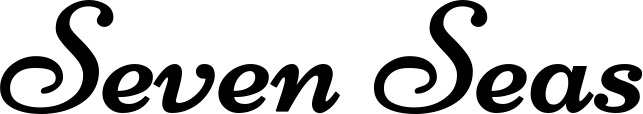 Vorschau des Bootsnamens "Seven Seas" als Schriftzug für "Style Klassisch 84"