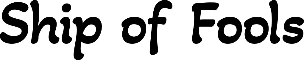 Bootsname 'Ship of Fools' angezeigt als 'Bootsbeschriftung Klassisch 103'