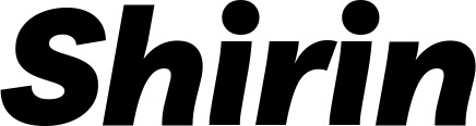 Vorschau des Bootsnamens "Shirin" als Schriftzug für "Bootsbeschriftung Kursiv 06"
