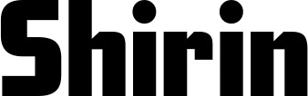 Vorschau des Bootsnamens "Shirin" als Schriftzug für "Bootsbeschriftung Neu 11"