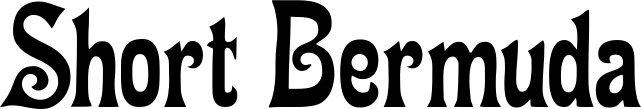 Vorschau des Bootsnamens "Short Bermuda" als Schriftzug für "Bootsbeschriftung Neu 44"
