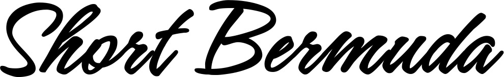 Bootsname 'Short Bermuda' angezeigt als 'Bootsbeschriftung Klassisch 71'