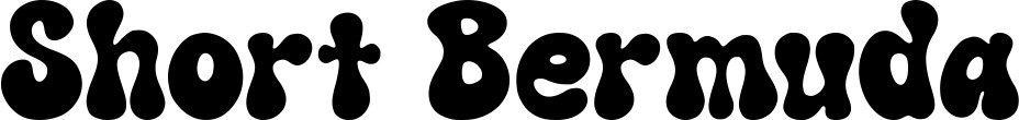 Vorschau des Bootsnamens "Short Bermuda" als Schriftzug für "Bootsbeschriftung Neu 62"