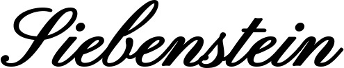 Vorschau des Bootsnamens "Siebenstein" als Schriftzug für "Bootsbeschriftung Klassisch 107"