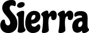 Vorschau des Bootsnamens "Sierra" als Schriftzug für "Bootsbeschriftung Neu 41"