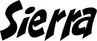 Vorschau des Bootsnamens "Sierra" als Schriftzug für "Bootsbeschriftung Klassisch 31"