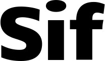 Vorschau des Bootsnamens "Sif" als Schriftzug für "Bootsbeschriftung Fett 13"
