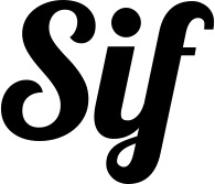 Vorschau des Bootsnamens "Sif" als Schriftzug für "Bootsbeschriftung Neu 60"