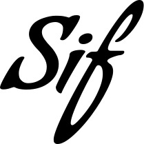 Vorschau des Bootsnamens "Sif" als Schriftzug für "Bootsbeschriftung Klassisch 57"