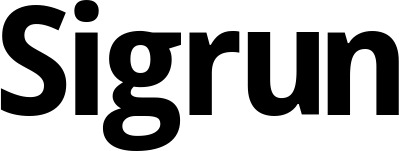 Vorschau des Bootsnamens "Sigrun" als Schriftzug für "Bootsbeschriftung Fett 07"