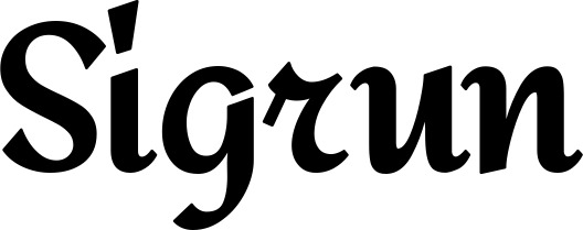 Vorschau des Bootsnamens "Sigrun" als Schriftzug für "Bootsbeschriftung Klassisch 37"
