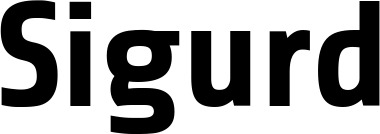 Vorschau des Bootsnamens "Sigurd" als Schriftzug für "Bootsbeschriftung Fett 37"