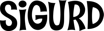 Vorschau des Bootsnamens "Sigurd" als Schriftzug für "Bootsbeschriftung Klassisch 27"