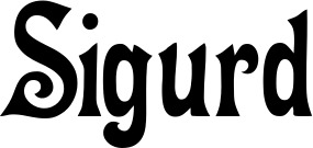 Vorschau des Bootsnamens "Sigurd" als Schriftzug für "Bootsbeschriftung Neu 44"