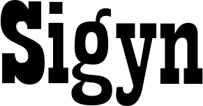 Vorschau des Bootsnamens "Sigyn" als Schriftzug für "Bootsbeschriftung Neu 28"