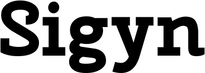 Vorschau des Bootsnamens "Sigyn" als Schriftzug für "Bootsbeschriftung Neu 40"
