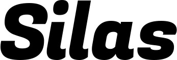 Vorschau des Bootsnamens "Silas" als Schriftzug für "Bootsbeschriftung Kursiv 04"