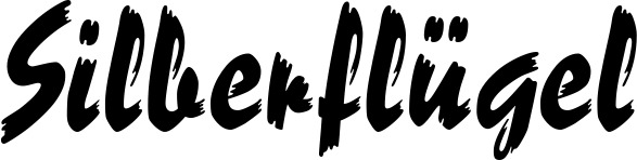 Vorschau des Bootsnamens "Silberflügel" als Schriftzug für "Style Neu 10"