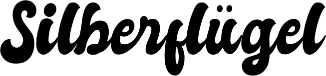 Vorschau des Bootsnamens "Silberflügel" als Schriftzug für "Style Klassisch 41"