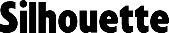 Vorschau des Bootsnamens "Silhouette" als Schriftzug für "Bootsbeschriftung Fett 24"
