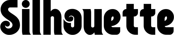 Vorschau des Bootsnamens "Silhouette" als Schriftzug für "Bootsbeschriftung Neu 32"