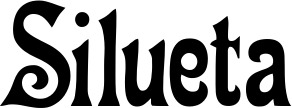 Vorschau des Bootsnamens "Silueta" als Schriftzug für "Bootsbeschriftung Neu 44"