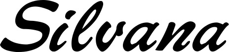 Vorschau des Bootsnamens "Silvana" als Schriftzug für "Bootsbeschriftung Klassisch 12"