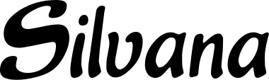 Vorschau des Bootsnamens "Silvana" als Schriftzug für "Bootsbeschriftung Klassisch 15"