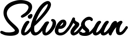 Vorschau des Bootsnamens "Silversun" als Schriftzug für "Bootsbeschriftung Klassisch 111"