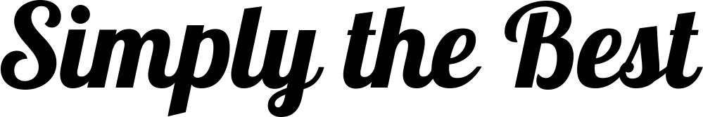 Vorschau des Bootsnamens "Simply the Best" als Schriftzug für "Bootsbeschriftung Neu 60"