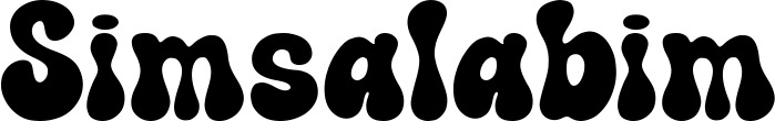 Vorschau des Bootsnamens "Simsalabim" als Schriftzug für "Bootsbeschriftung Neu 62"
