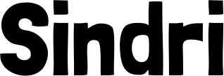 Vorschau des Bootsnamens "Sindri" als Schriftzug für "Bootsbeschriftung Neu 52"