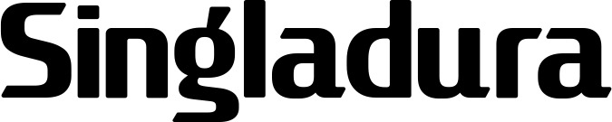 Vorschau des Bootsnamens "Singladura" als Schriftzug für "Bootsbeschriftung Fett 22"