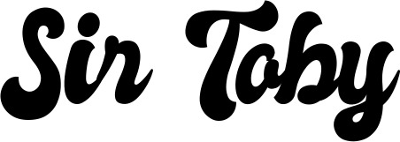 Vorschau des Bootsnamens "Sir Toby" als Schriftzug für "Bootsbeschriftung Klassisch 41"