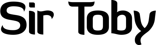 Vorschau des Bootsnamens "Sir Toby" als Schriftzug für "Bootsbeschriftung Normal 06"