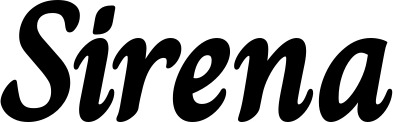 Vorschau des Bootsnamens "Sirena" als Schriftzug für "Bootsbeschriftung Klassisch 51"