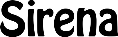 Vorschau des Bootsnamens "Sirena" als Schriftzug für "Bootsbeschriftung Fett 01"