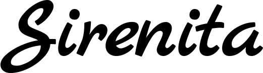 Vorschau des Bootsnamens "Sirenita" als Schriftzug für "Bootsbeschriftung Klassisch 45"